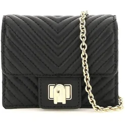 Femme Furla Porte-Monnaie Et Portefeuilles^Portefeuille en Cuir Pop Star noir 11x9 cm