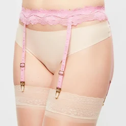 Femme La Perla Lingerie, Nuit^Porte-jarretelles Whisper rose