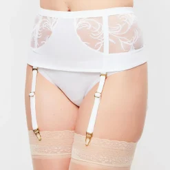 Porte-jarretelles Zephyra blanc-La Perla Outlet