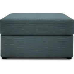 Mazzini Sofas Poufs^Pouf Quince bleu - 64x64x37 cm