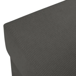 Pouf Quince gris foncé - 64x64x37 cm-Mazzini Sofas Hot