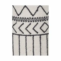 Pouf tribal 55 cm de haut Acacia M&M offer Gris argent - 40x40x55 cm-Bois & Chiffons Discount