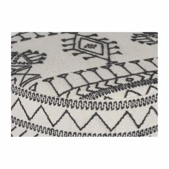 Bois & Chiffons Poufs^Pouf tribal rond 90 cm Acacia M&M offer Gris argent - 90x90x45 cm