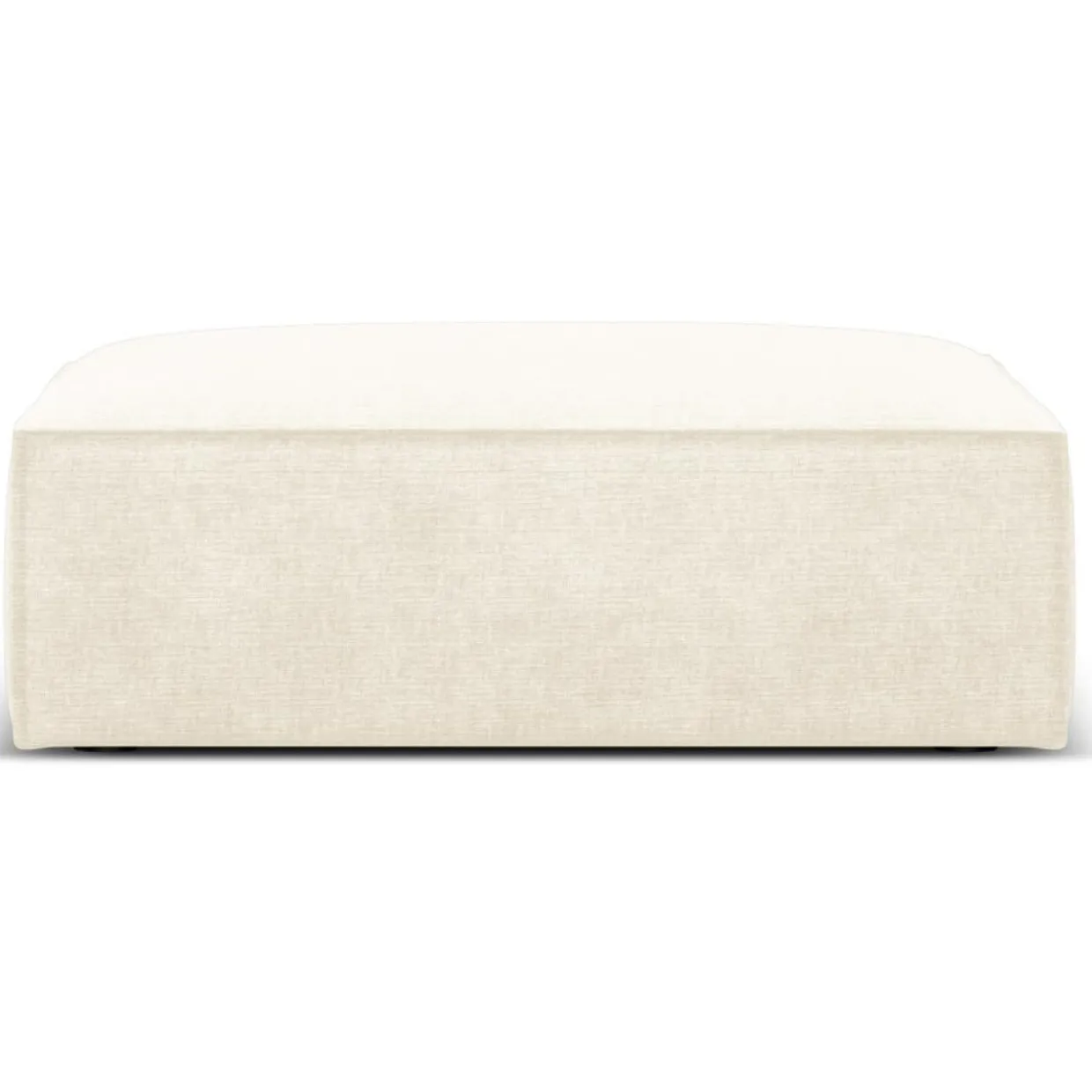 Pouf Vanda beige clair - 100x80x36 cm-Mazzini Sofas Outlet
