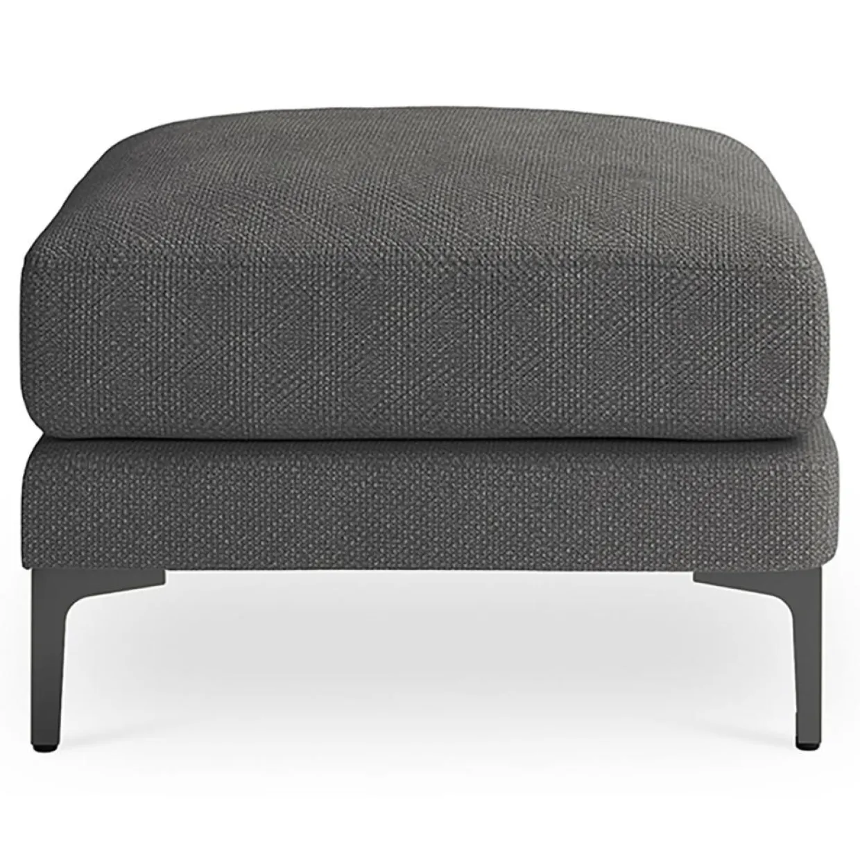 Mazzini Sofas Poufs^Pouf Venus gris foncé - 65x65x47 cm