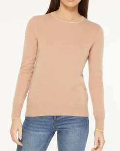 Femme Galeries Lafayette Pulls^Pull 100% Cachemire Yabrid col rond beige