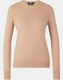 Femme Galeries Lafayette Pulls^Pull 100% Cachemire Yabrid col rond beige