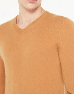 Homme Galeries Lafayette Pulls^Pull 100% Cachemire Avy col V beige