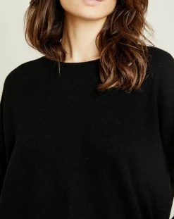 Femme Miss Cashmere Pulls^Pull 100% Cachemire Clémence Col rond noir