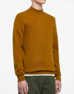 Pull 100% Cachemire col Montant Rachmok camel-Galeries Lafayette Outlet