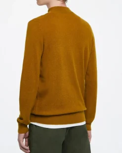 Pull 100% Cachemire col Montant Rachmok camel-Galeries Lafayette Outlet