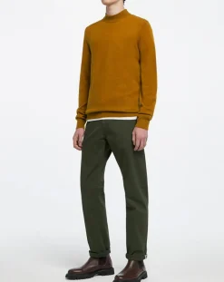 Pull 100% Cachemire col Montant Rachmok camel-Galeries Lafayette Outlet