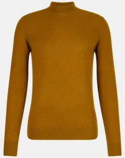 Pull 100% Cachemire col Montant Rachmok camel-Galeries Lafayette Outlet