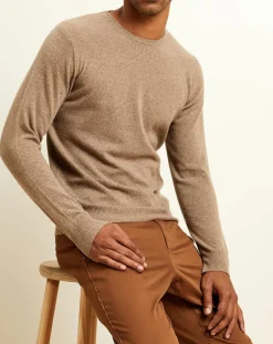 Pull 100% Cachemire col rond London pavé-Uverny Hot
