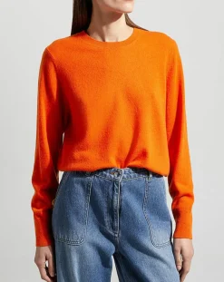 Femme Galeries Lafayette Pulls^Pull 100% Cachemire col rond Zabri orange