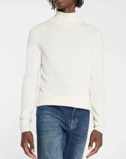 Homme Galeries Lafayette Pulls^Pull 100% Cachemire col Roulé Uni Nachrol écru