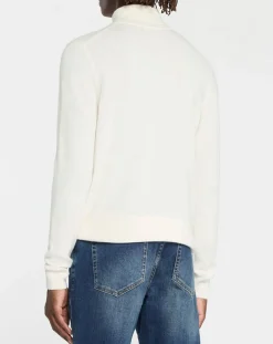 Homme Galeries Lafayette Pulls^Pull 100% Cachemire col Roulé Uni Nachrol écru