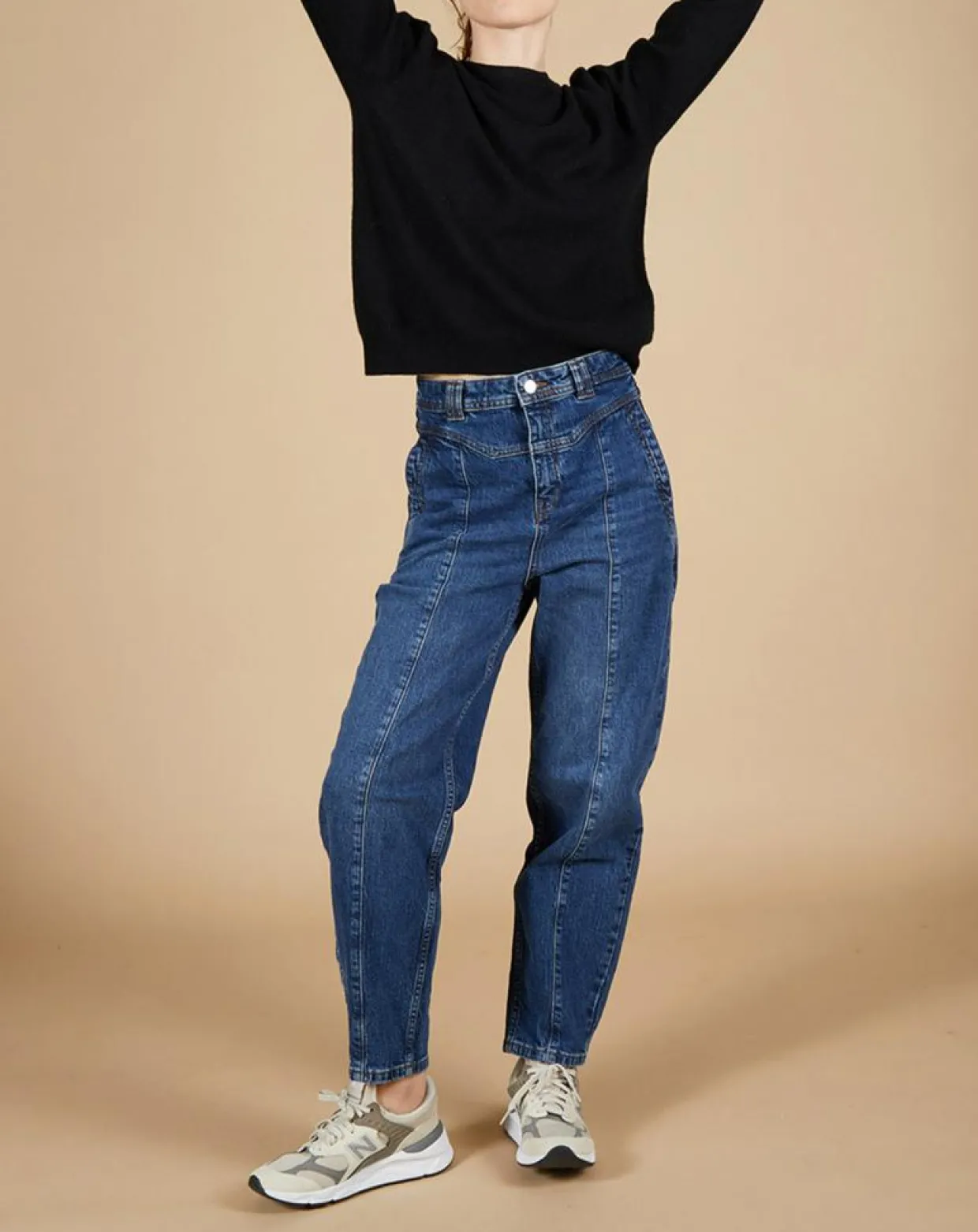 Femme Cashmere Tribu Pulls^Pull 100% Cachemire Ines col rond tressé noir