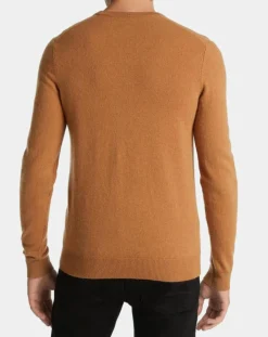 Pull 100% Cachemire Machron col rond camel-Galeries Lafayette Sale
