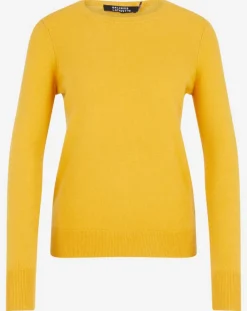 Femme Galeries Lafayette Pulls^Pull 100% Cachemire Nabri col rond jaune