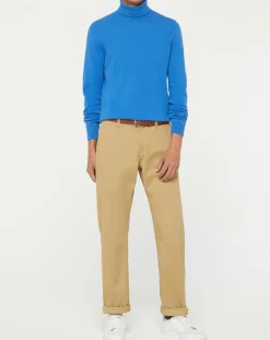 Homme Galeries Lafayette Pulls^Pull 100% Cachemire Nachrol col roulé bleu