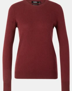 Femme Galeries Lafayette Pulls^Pull 100% Cachemire Yabri col rond bordeaux