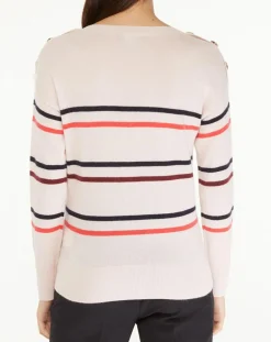 Femme Galeries Lafayette Pulls^Pull 100% Cachemire Yako col rond rose clair
