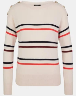 Femme Galeries Lafayette Pulls^Pull 100% Cachemire Yako col rond rose clair