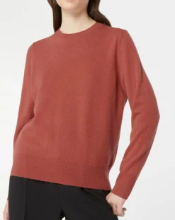 Pull 100% Cachemire Zabri col rond bois de rose-Galeries Lafayette