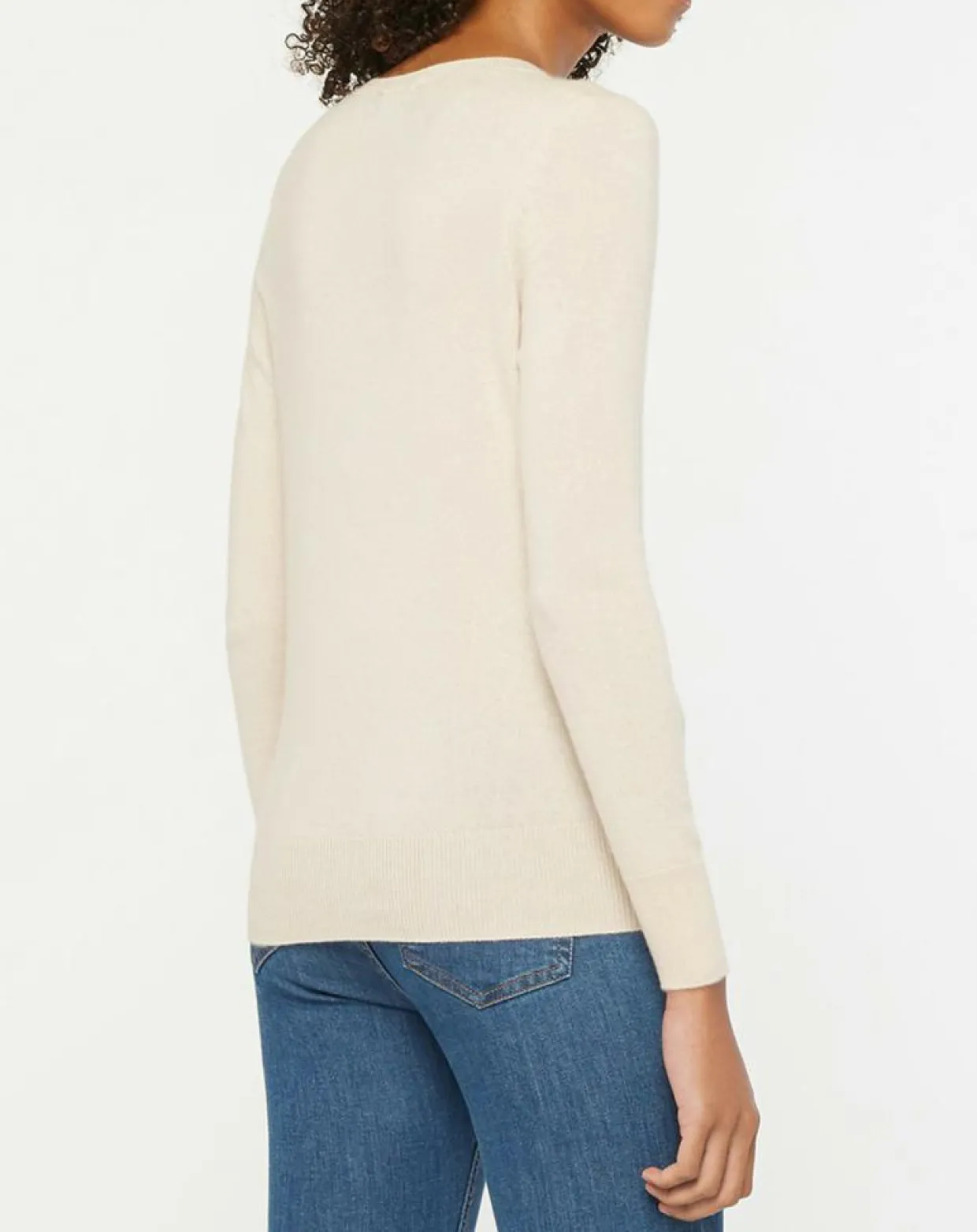 Femme Galeries Lafayette Pulls^Pull 100% Cachemire Zocon col V beige rosé