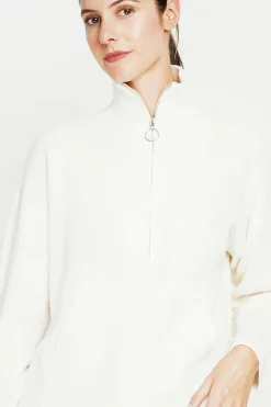 Pull à col montant naturel-Assuili Clearance