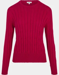 Femme Jodhpur Pulls^Pull 100% Coton bioologique Bong rose foncé