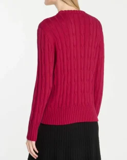 Femme Jodhpur Pulls^Pull 100% Coton bioologique Bong rose foncé