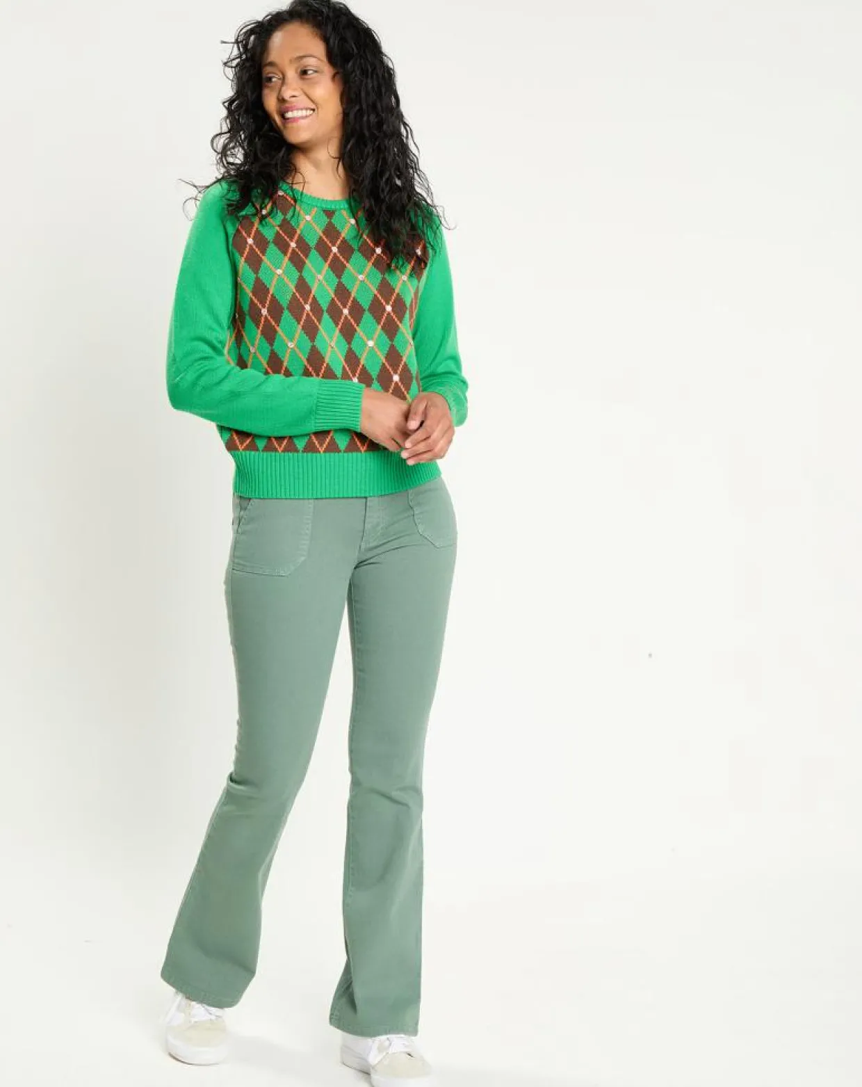 Femme Manoush Pulls^Pull 100% Laine Burlington vert
