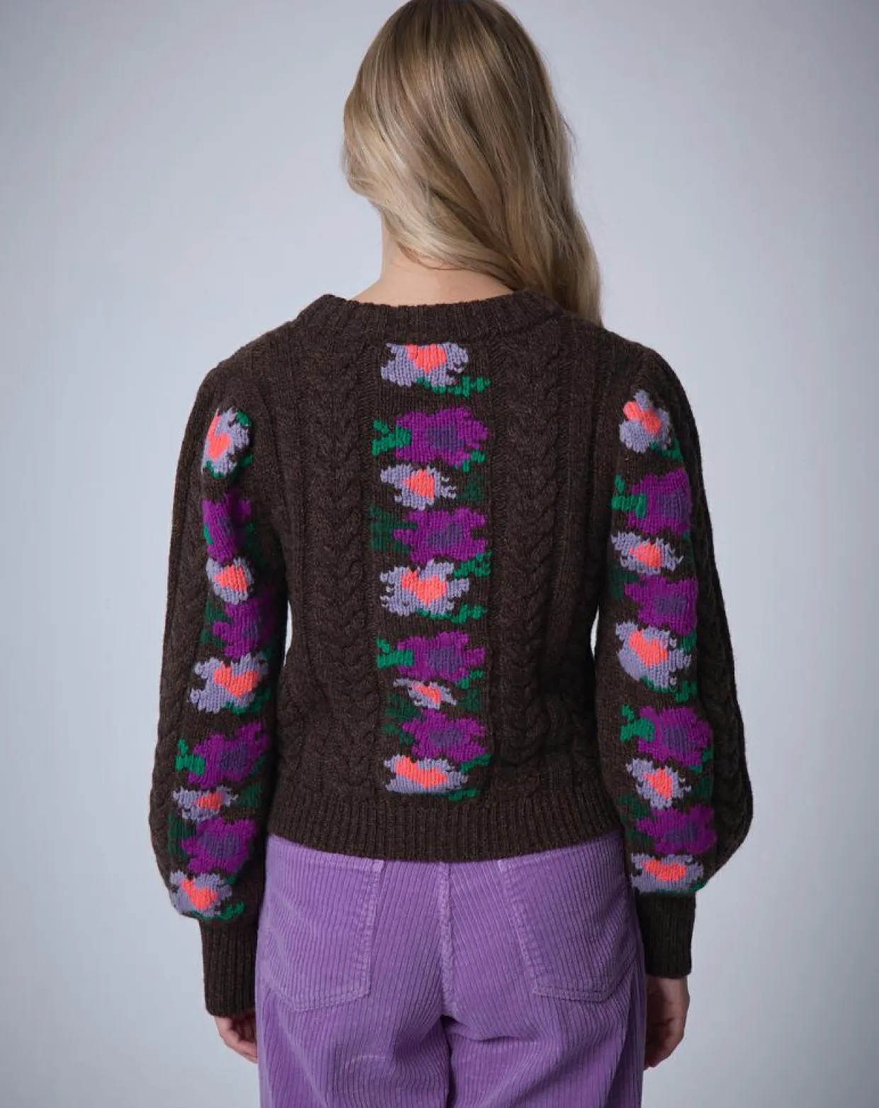 Femme Manoush Pulls^Pull 100% Laine Heidi chocolat