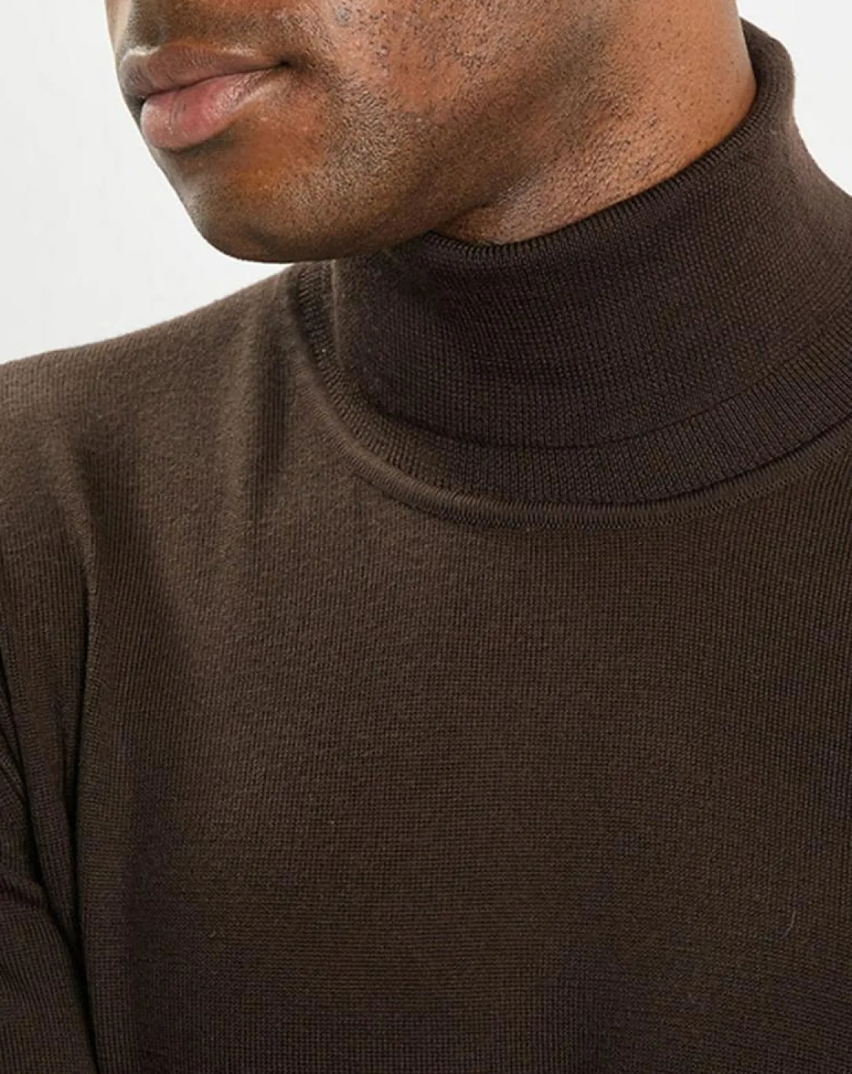 Homme Marc O'Polo Pulls^Pull 100% Laine marron foncé