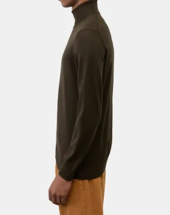 Homme Marc O'Polo Pulls^Pull 100% Laine marron foncé