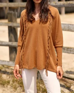 Pull 100% Laine Naomi cannelle-Lauren Vidal Online