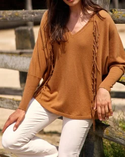 Pull 100% Laine Naomi cannelle-Lauren Vidal Online