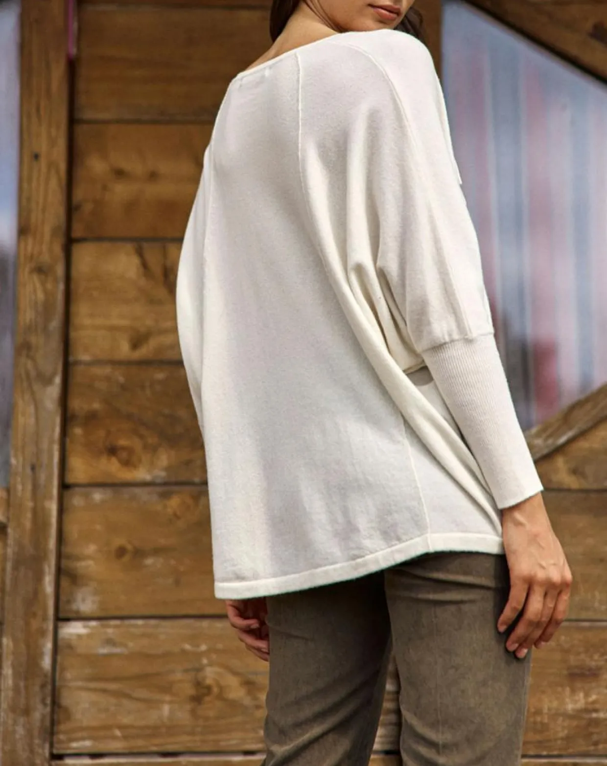Pull 100% Laine Naomi crème-Lauren Vidal Sale