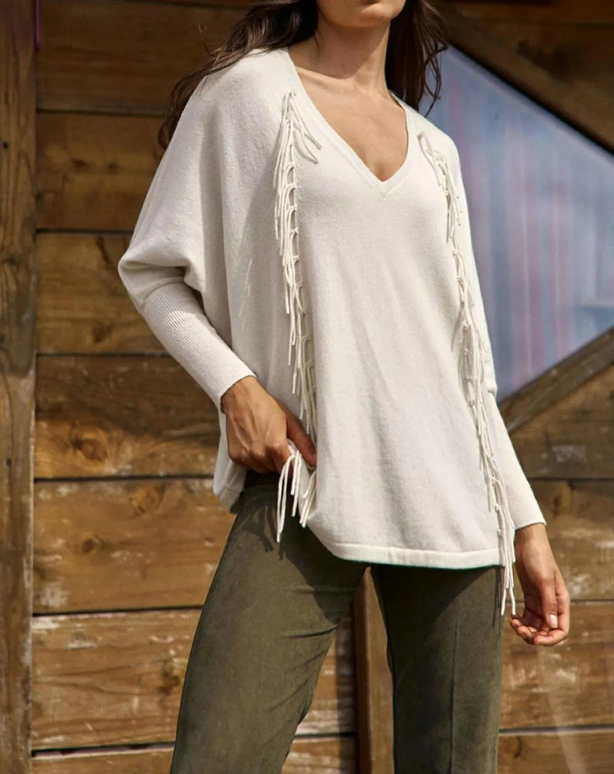 Pull 100% Laine Naomi crème-Lauren Vidal Sale