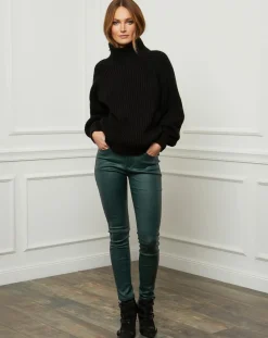 Femme Fleur de cachemire Pulls^Pull 100% Laine Noa noir