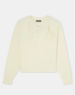 Femme Tara Jarmon Pulls^Pull 100% Laine Phoebe écru