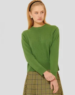 Femme Tara Jarmon Pulls^Pull 100% Laine Preppy cactus