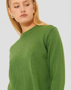 Femme Tara Jarmon Pulls^Pull 100% Laine Preppy cactus