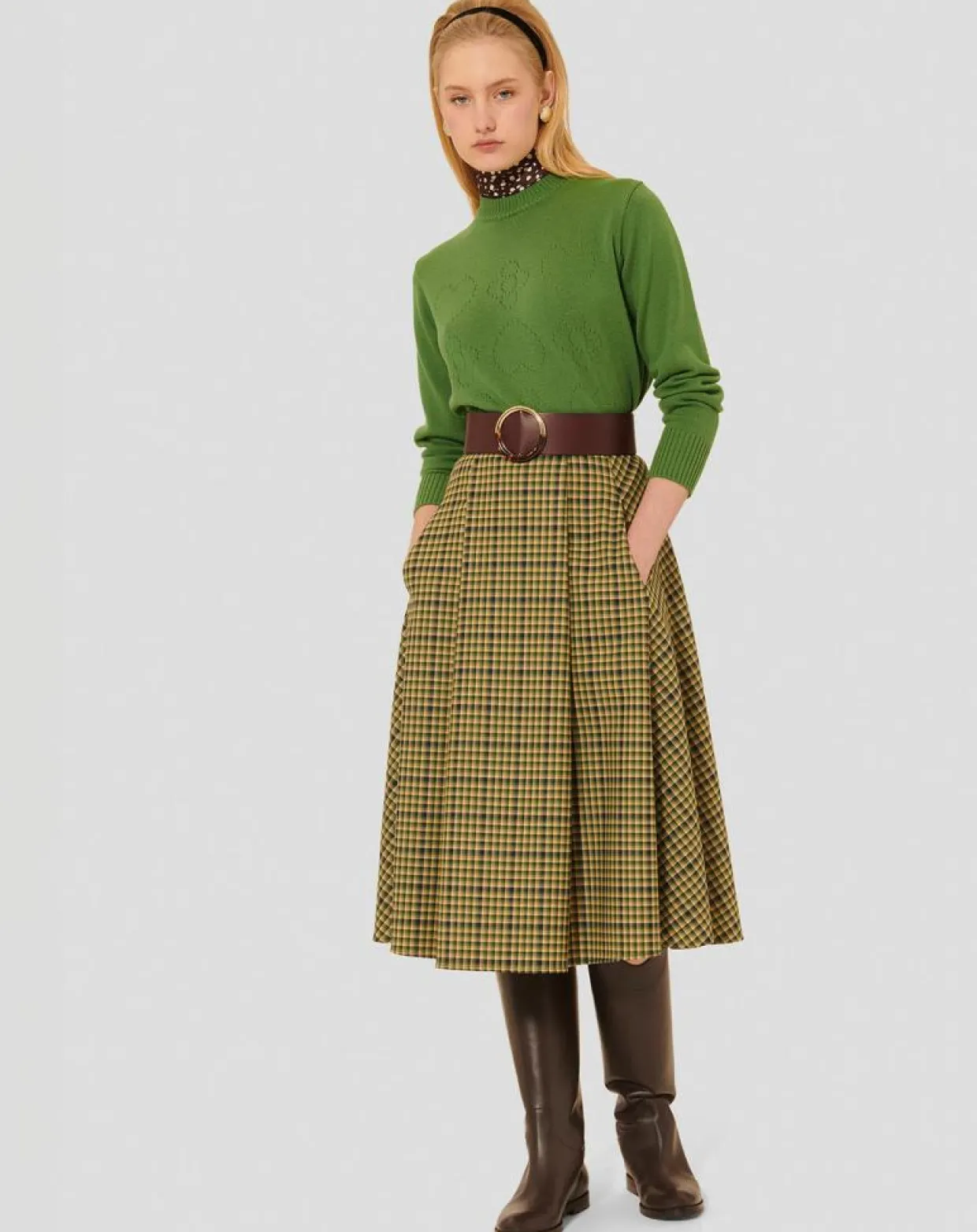Femme Tara Jarmon Pulls^Pull 100% Laine Preppy cactus