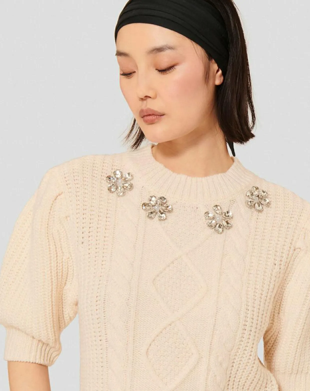 Femme Tara Jarmon Pulls^Pull 100% Laine Psyche écru