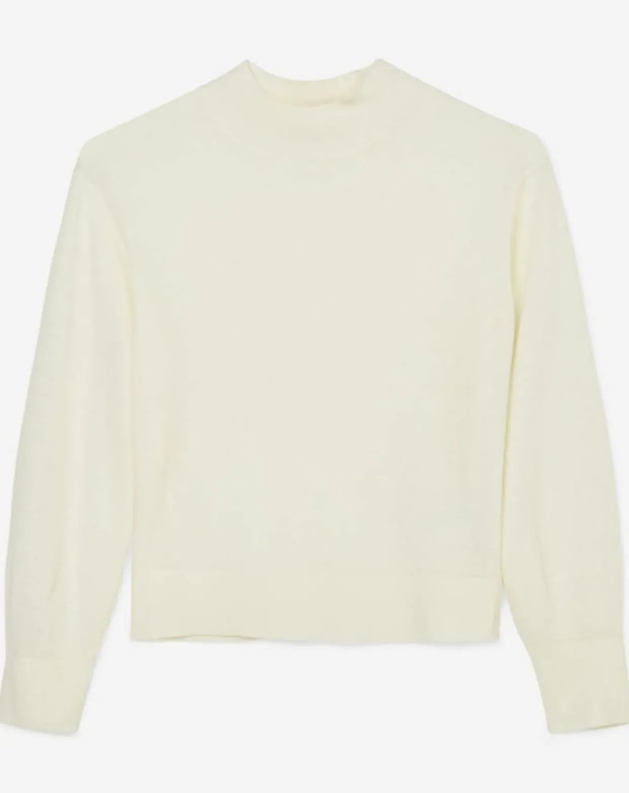 Pull 100% Laine vierge Col montant écru-Marc O'Polo Online