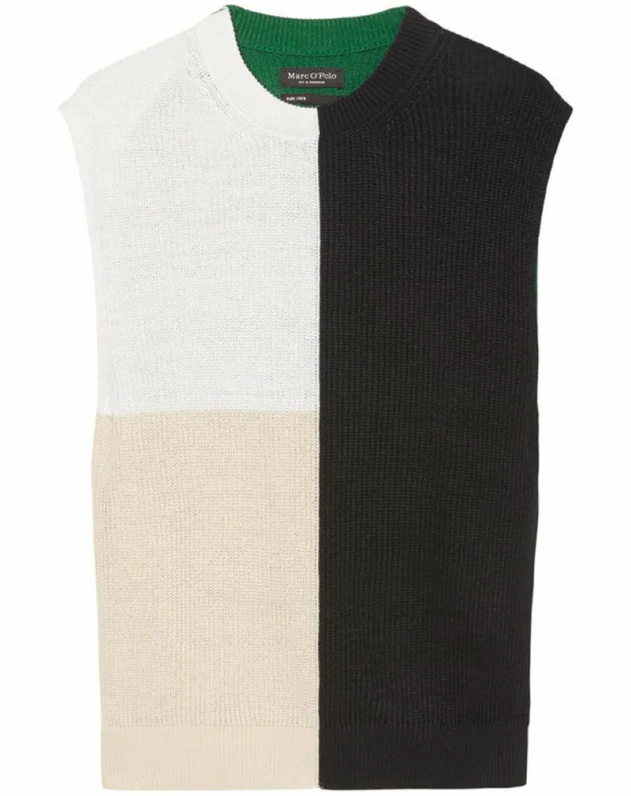 Pull 100% Lin Sans manches multicolore-Marc O'Polo Clearance