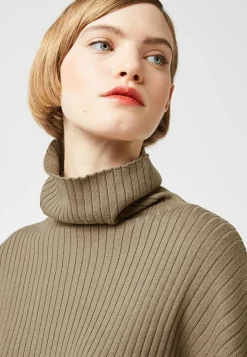 Pull Ada large col roulé marron camel-Rodier Online
